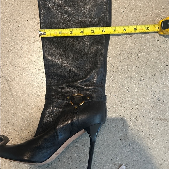 Jimmy Choo Black Heeled Boots - Picture 15 of 16